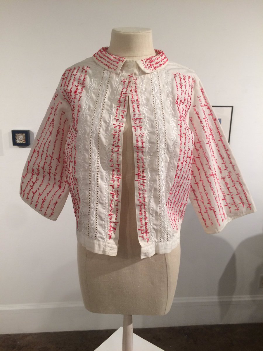 Our FAITH Best In Show piece is Susan Sveda-Uncapher's hand-embroidered "String of Sins."  Congrats!!!