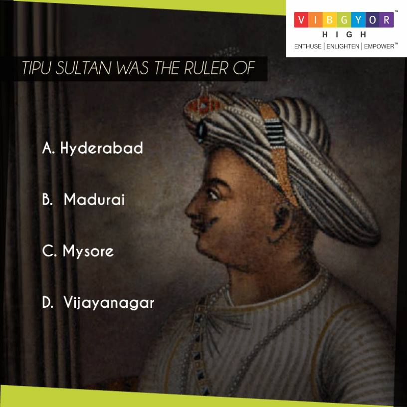 Tipu introduced a number of reformations during his rule, including his coinage and a new land revenue system. Can you guess the answer?