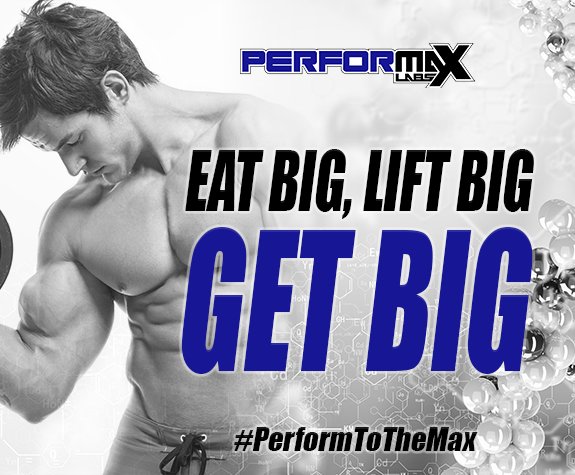 performaxlabs's tweet image. #MotivationMonday If you want to GET BIG you have to GO BIG! #PerformaxLabs #PerformToTheMax #eatbig #liftbig #getbig #biggerisbetter