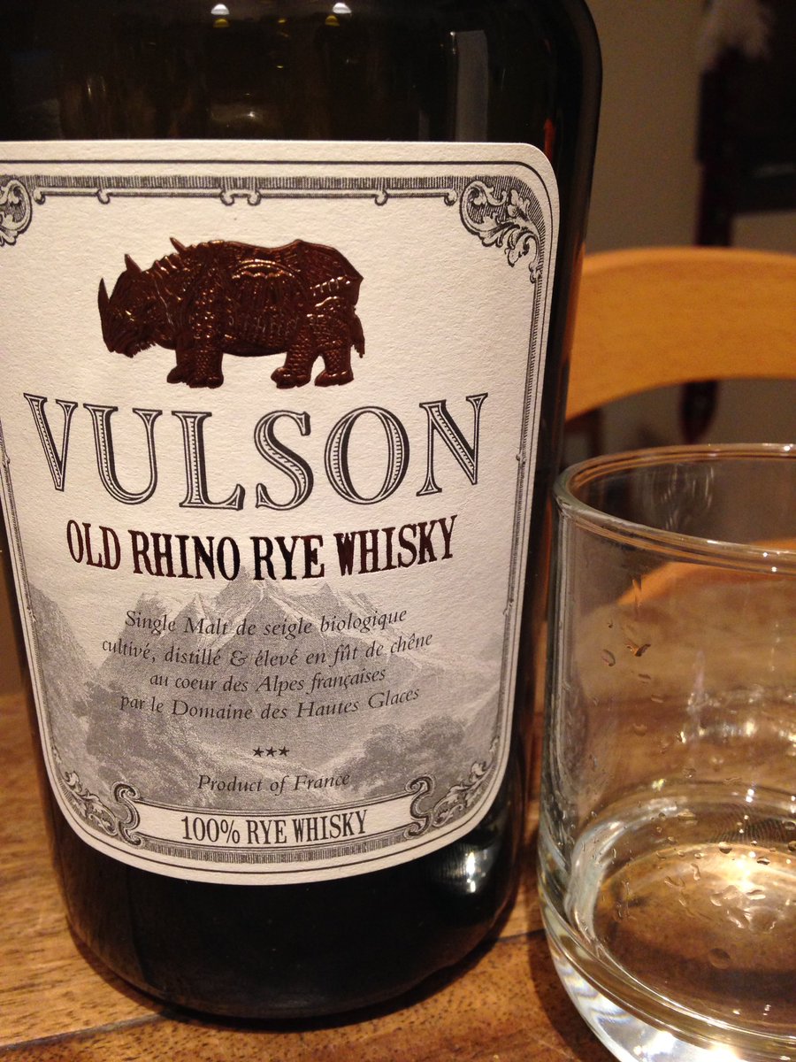 Thanks to Bruno Gouttry for the introduction to Old Rhino by <a href="/VULSONRYE/">VULSON</a> .  Perfect way to start the French "apero". Certified organic too!