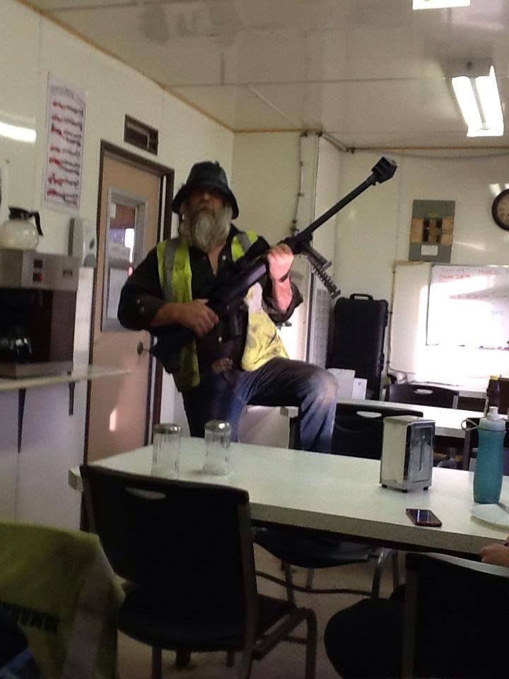 Took care of those damn barn swallows with the pea shooter.
