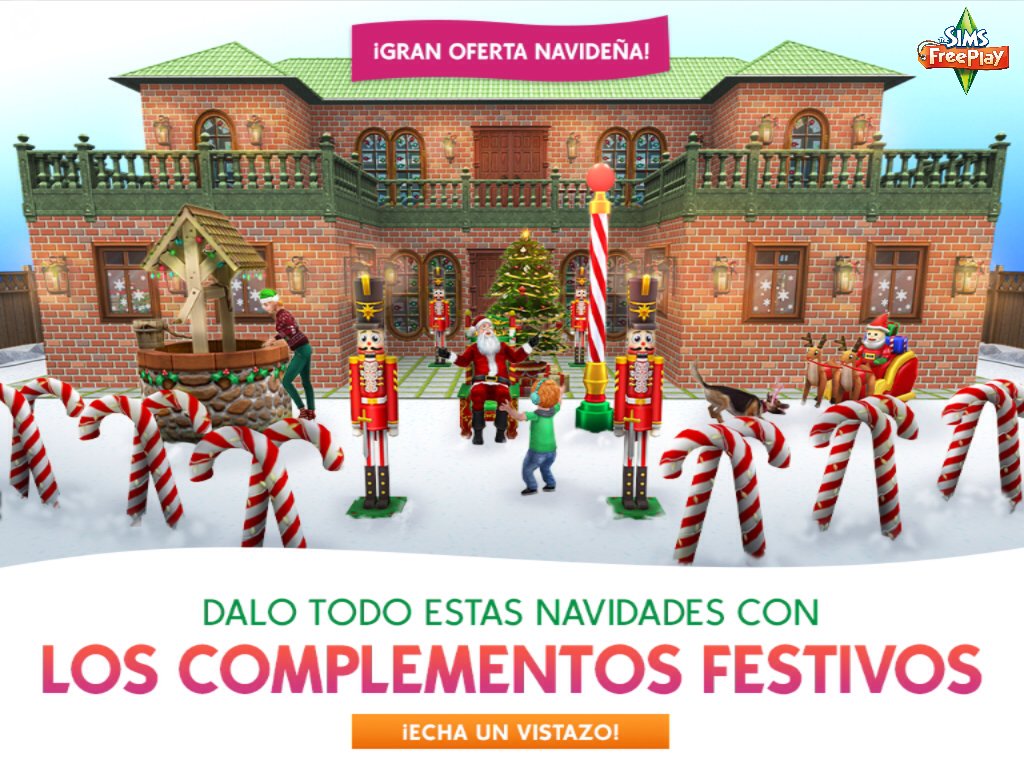 ¡Aprovecha esta gran oferta navideña y obtén increíbles complementos festivos para celebrar con todo las fiestas! 🎄🎁#TheSimsFreePlay