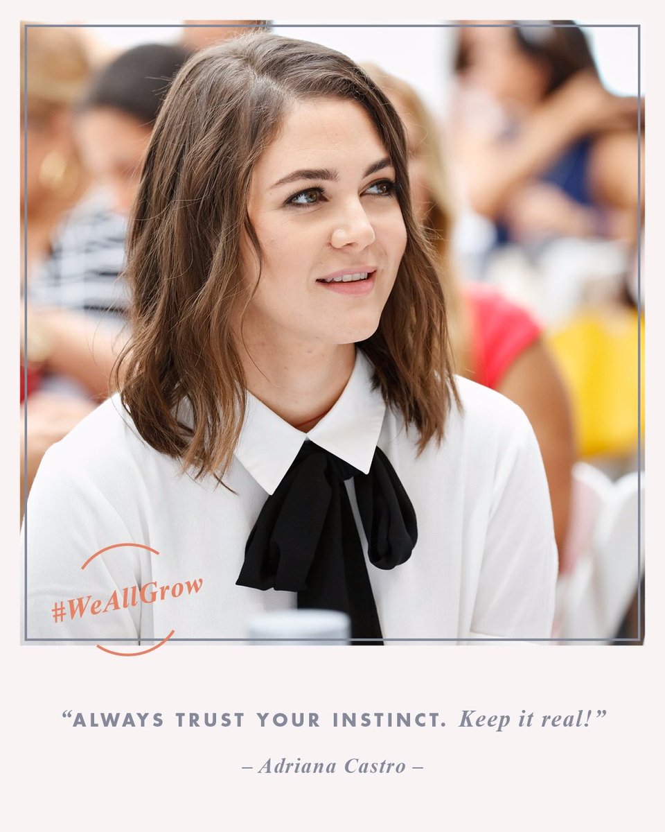 "Always trust your instinct. Keep it real!" - <a href="/adrianacastro/">Adriana Castro</a>
Be real, follow your gut instinct and success will follow. 💪
#mondaymotivation