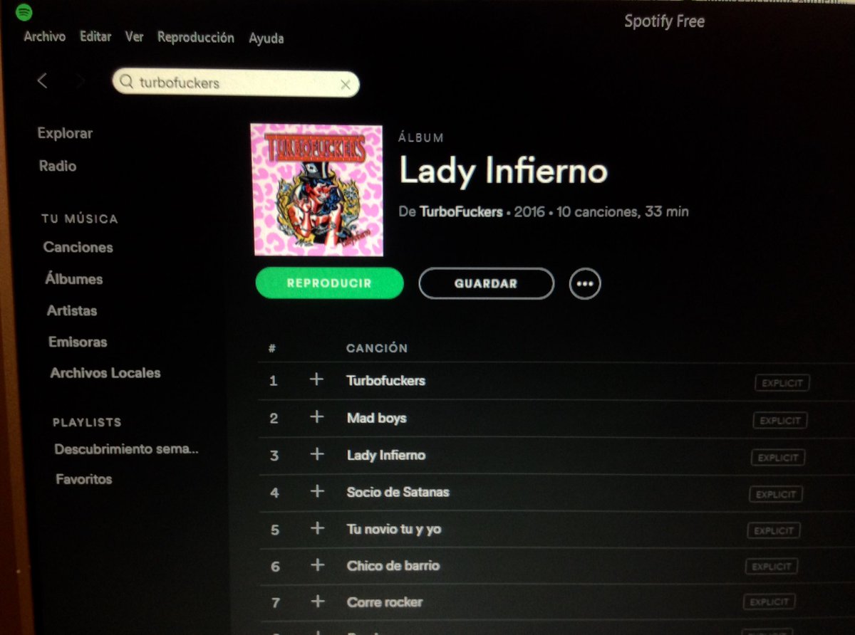 Turbo_Fuckers's tweet image. Nuevamente en Spotify y todas las plataformas digitales #LadyInfierno te está llamando 💋📞
open.spotify.com/album/4Qs2ERVY…
