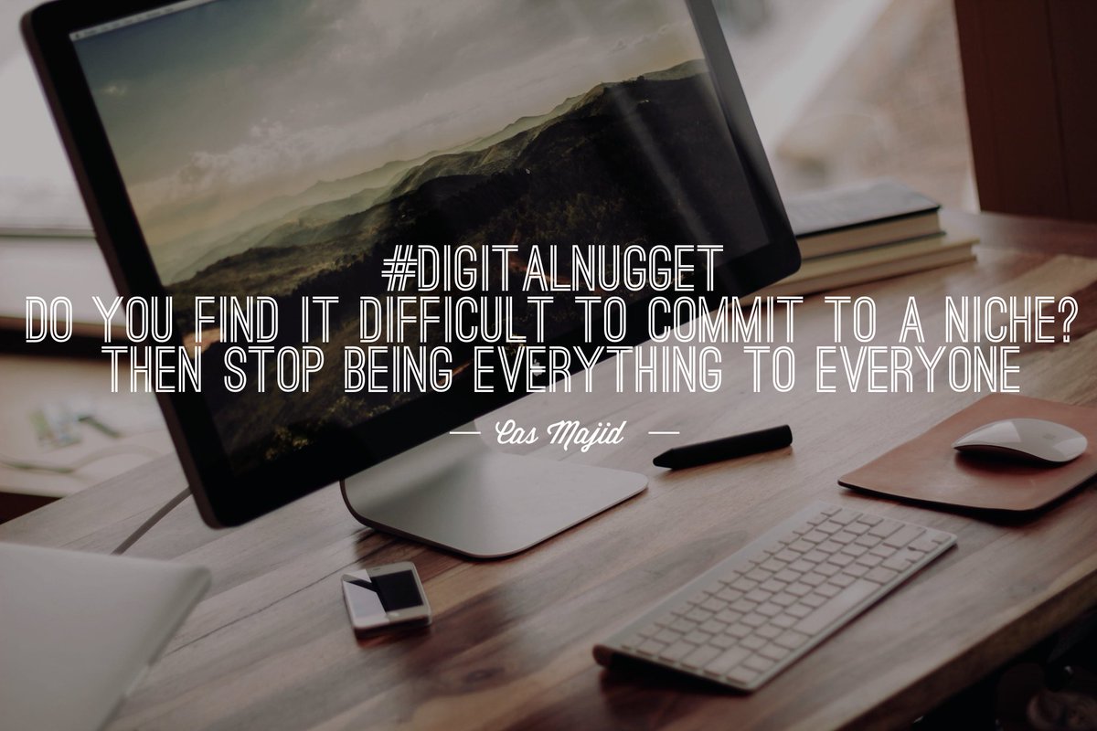 bamboo_zone's tweet photo. #DigitalNugget being all things to all people means you'll find it hard to grow as a business. Have you niched down for 2017 https://t.co/oN6RD09Mw8