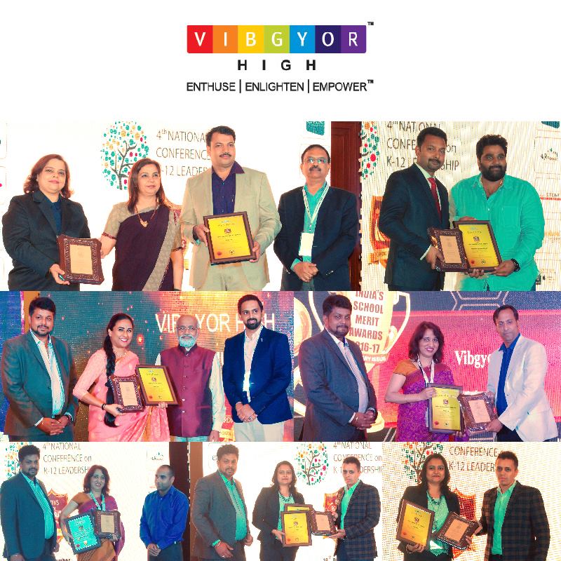 VIBGYOR High emerged victorious at the India's School Merit Awards 2016-17 with 7 accolades to their name.