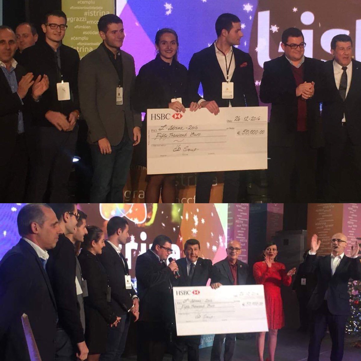 dbseabank's tweet photo. db Group donated €50,000 during #listrina #flimkienbsolidarjeta #mccff https://t.co/Q47PQypxER