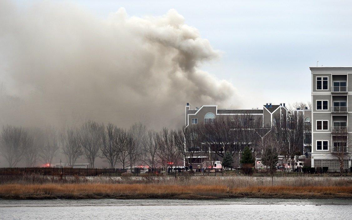 New Haven Register on Twitter "Updated photos from Harbour Landing condo fire in New Haven nhv