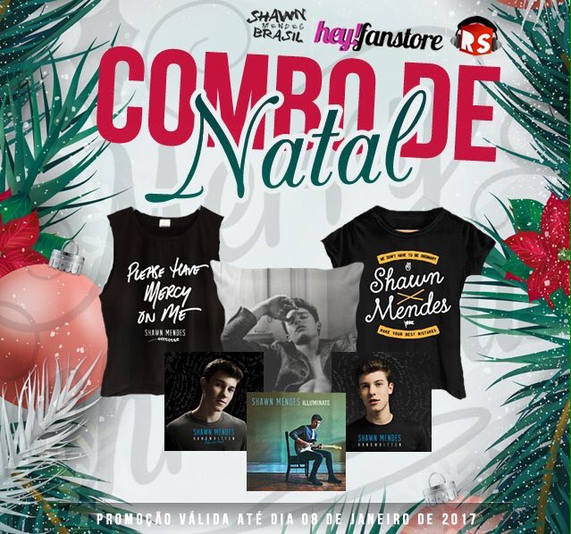 cloudsmagcon's tweet image. “Eu sigo o @ShawnMendesBRA, a @lojaregards, a @HeyFanStore e estou concorrendo a este Combo de Natal! #ComboDeNatalShawnMendesBrasil”