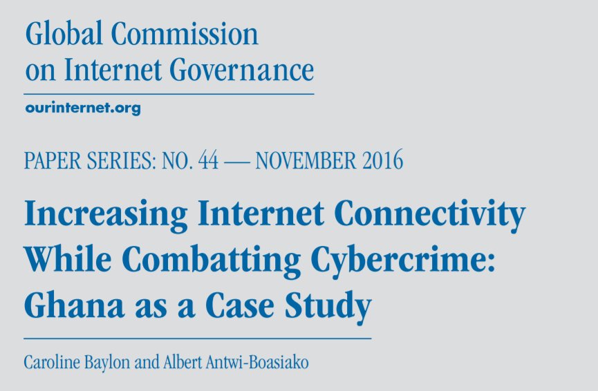 OurInternetGCIG's tweet photo. #Ghana is a case study for countries dealing with the fact that more internet connectivity can mean more cybercrime: https://t.co/DbN3UEfF2r https://t.co/Z8UNp7wviR