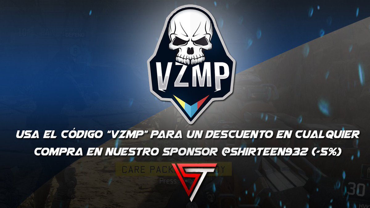 Team_VzMP's tweet photo. Usa el código VZMP para un -5% en cualquier compra en @Shirteen932! https://t.co/UDXZvrFxHA Más calidad por menos dinero! #GoVzMP! 💙😊👊💪 https://t.co/6lwlOh17Ie