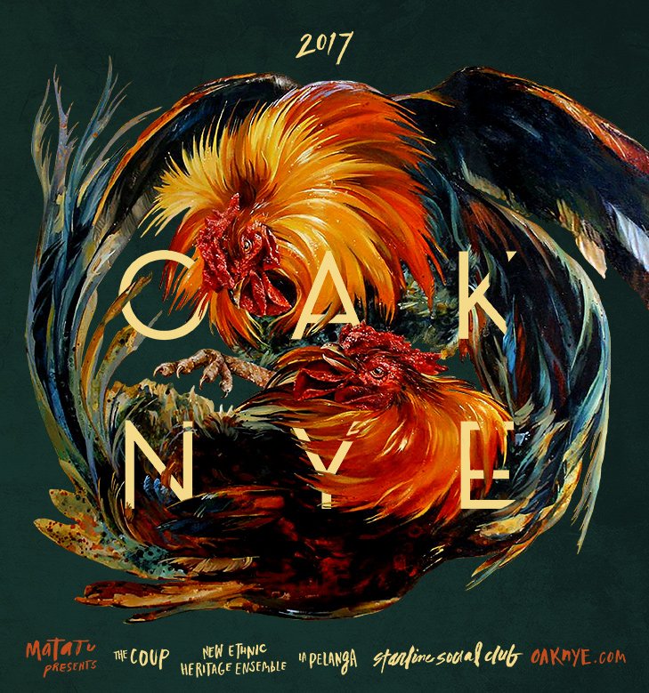 matatufestival's tweet photo. #Oakland’s most exciting New Year’s Eve party! – @AmoebaSF ft @BootsRiley @KahilElzabar @LaPelanga at @StarlineSC! https://t.co/jrfeqRwMy2 https://t.co/aFvFofI5Zc