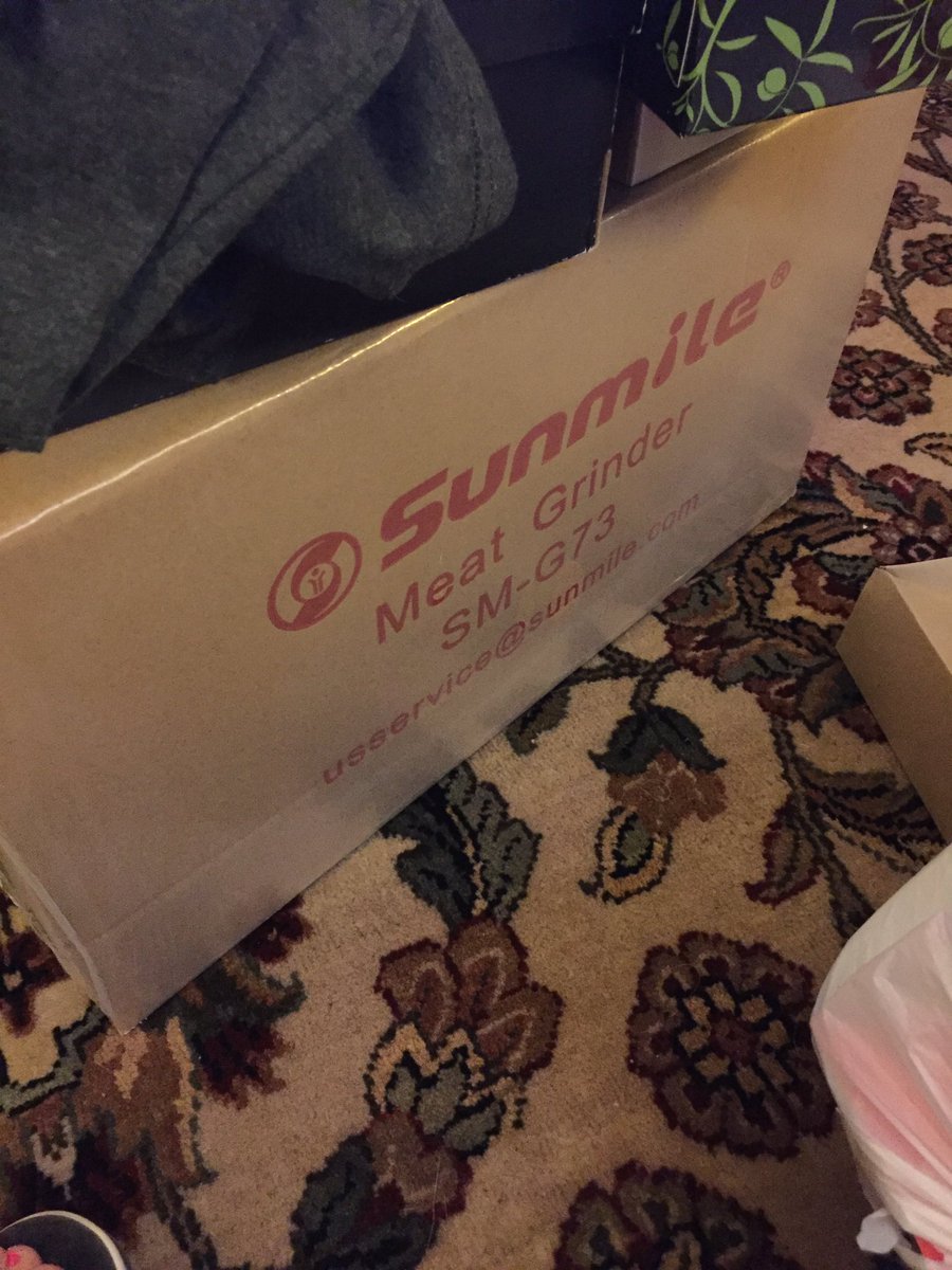lkranak's tweet photo. @AskTSA We received a meat grinder for Christmas; can we carry it on or does it need to be checked in baggage? Thanks! https://t.co/40C0UxoFt2