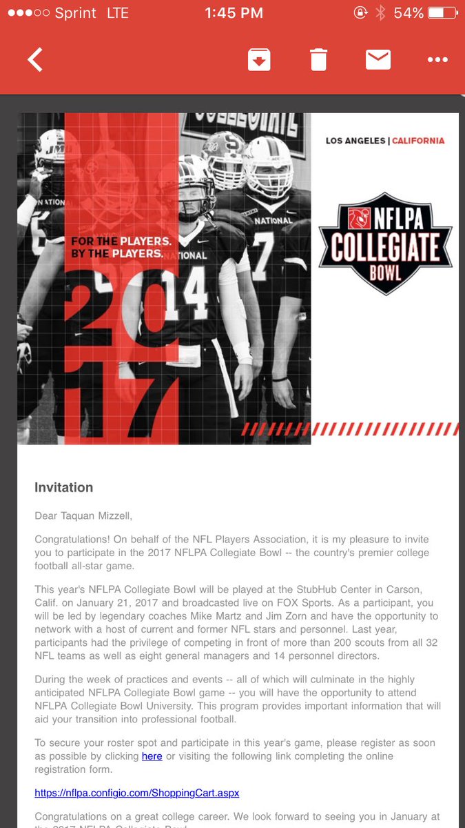Smokee_4's tweet photo. I've always prayed for an opportunity and I got one! Thanks to the man upstairs and thanks to the @NFLPABowl https://t.co/CyuT4Cxhj7