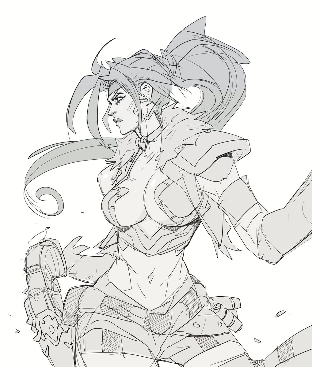 Fanart of Monika from @Battle_Chasers @JoeMadx 