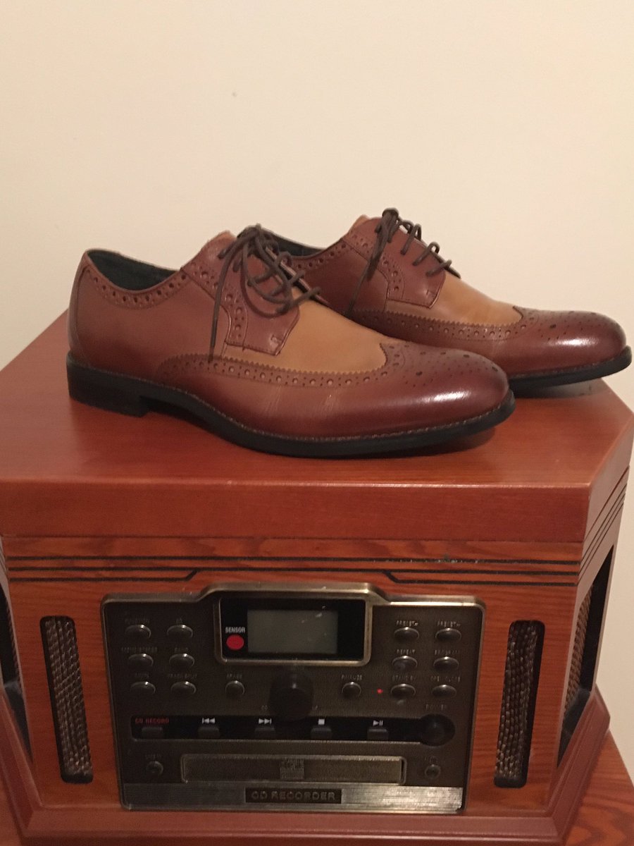 Just got these for Christmas from my beautiful wife. Thanks baby!! (Stacy Adams)