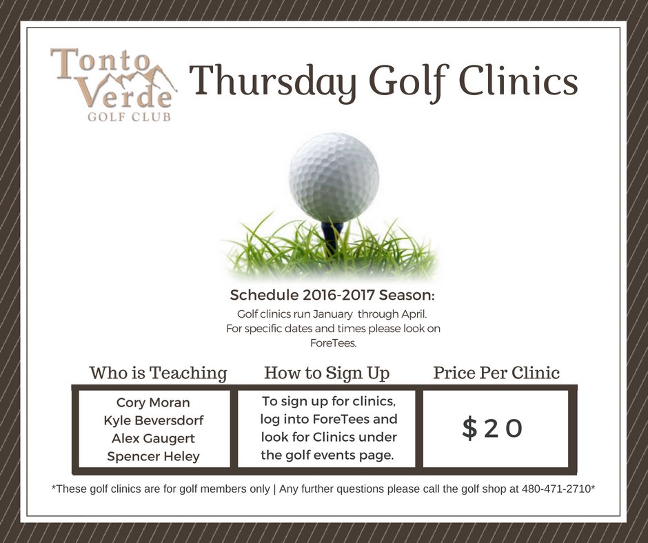 Golf Members - Thursday golf clinics are underway! Come join the fun and improve your golf game! #golf #improvement