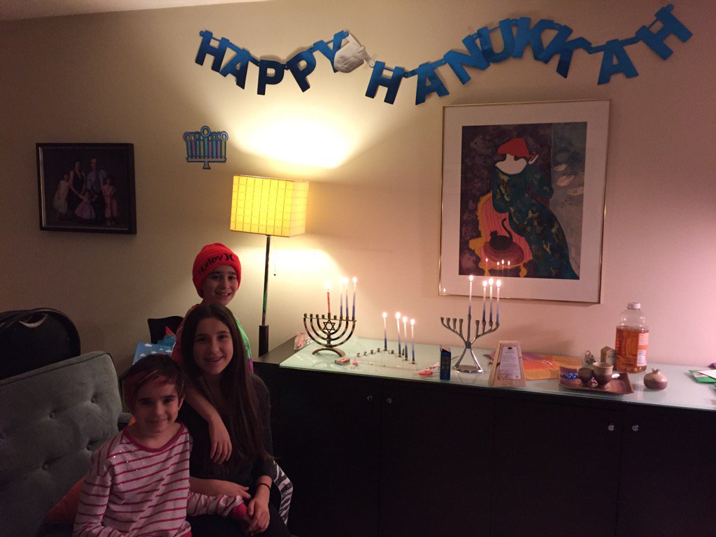 Happy Hanukkah and a happy Festival of Lights to all! חג שמח לכולם! #Hanukkah