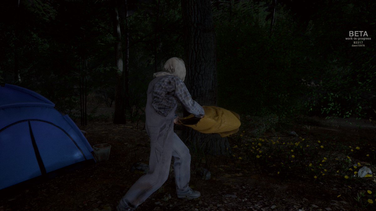 My untimely demise! Haha! 
<a href="/Friday13thGame/">Friday The 13th Game</a> Beta pics!