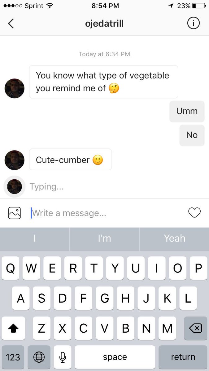 When your former student slides into your dms