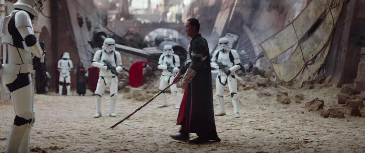#QOTD:

"The Force is with me and I am one with the Force. And I fear nothing, for all is as the Force wills it."
- Chirrut Îmwe