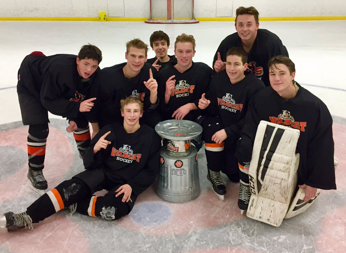 vahshockey's tweet photo. Annual Wildcat Holiday 3v3 Challenge today....Team Black Wins #StanleyCan https://t.co/b2uN2TZwG7