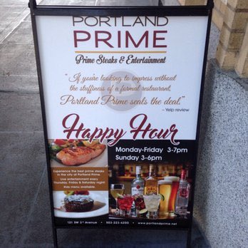 portlandprime1's tweet photo. Join us for happy hour this week! 3-7pm #PortlandPrime #HappyHour https://t.co/tYf0RzZwBY
