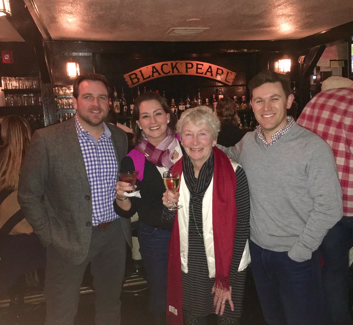 MeghanSchubert's tweet photo. Great birthdays in RI made better by a stop @clarke_cooke1 and the Black Pearl! #newport #birthdaydinner #familytime https://t.co/AzBfHuRhON