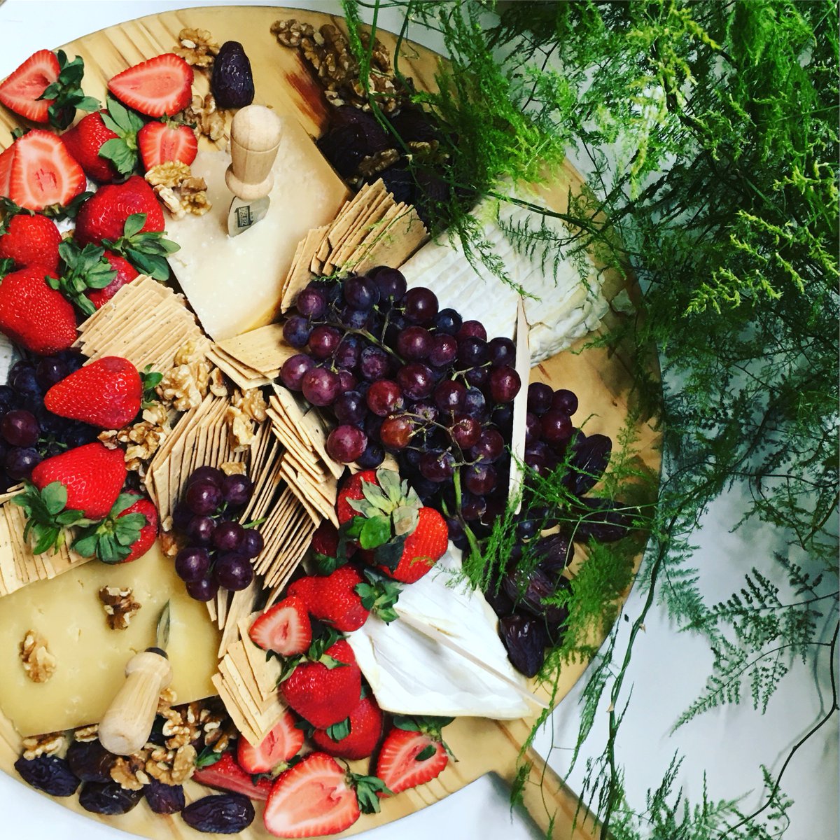 CCInsitu's tweet photo. Sumptuous cheese and fruit platters by Dan the Man were served up at the end of year celebrations on our outdoor deck - Fermob garden soirée https://t.co/OQguwMKe67