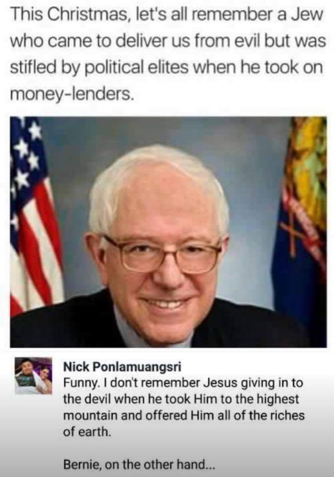 FreedomFriesInc's tweet photo. As an #ExBerner, IMO he endorsed Crooked bc he's inflexible & places ideology ahead of the country. #DemocratsAreOverParty #MAGA #MASA https://t.co/xlS8OS8VaA