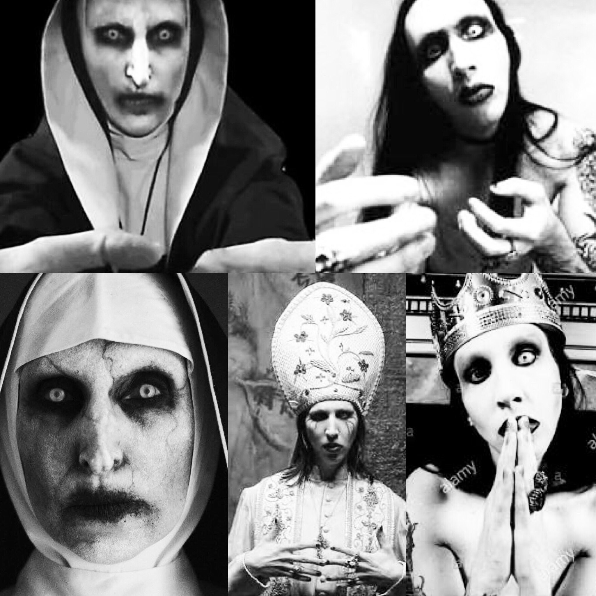 美濃賢治 (ミノケンジ) on X: 夜更かし後の仮眠終了。 そろそろスタジオの準備を始めるかな。 『死霊館  〜エンフィールド事件〜』に出てくる悪魔がただのマリリン・マンソン過ぎてマジで草だったwww それだけマリマンのビジュアル・イメージは強烈で素晴らしいという  ...