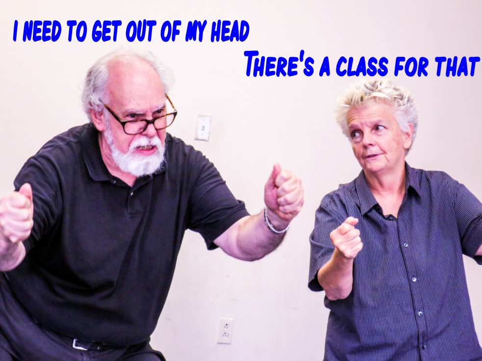 Improvolution's tweet photo. Help yourself out by taking our NEW Get Outta Your Head class! https://t.co/E0pGQtIbTY #gift #improv #newyear #positivity #improvolutionnyc https://t.co/VEGgt9lHK1
