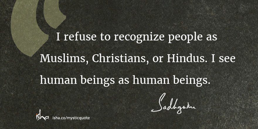 ishafoundation's tweet photo. #Sadhguru #QOTD https://t.co/6FmeQHd2pV