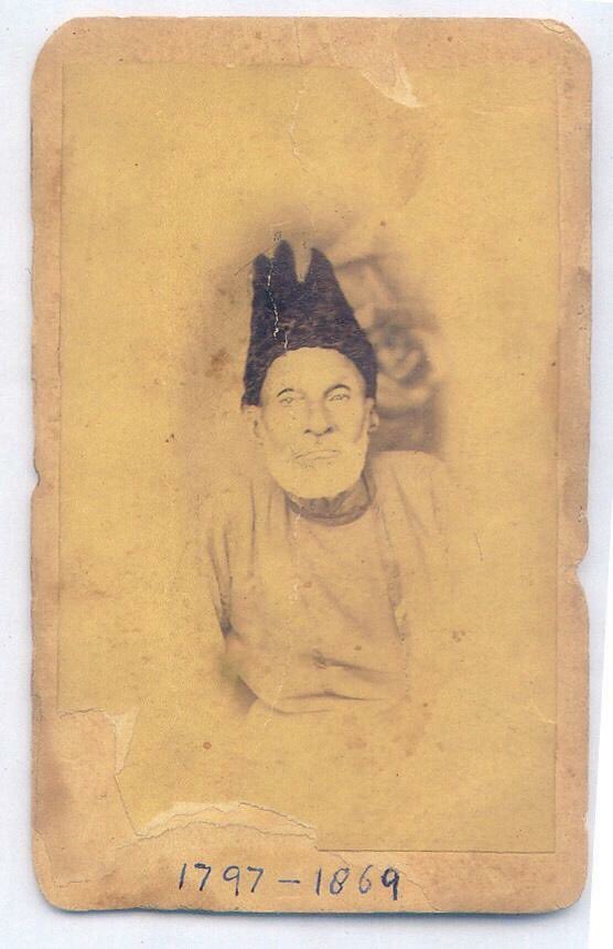 iamrana's tweet photo. The only known photograph of #Ghalib The photo belonged to Mrs. Santosh Mathur, great-granddaughter of Babu Shiv Narain, Ghalib's friend https://t.co/FslEF4UkSC