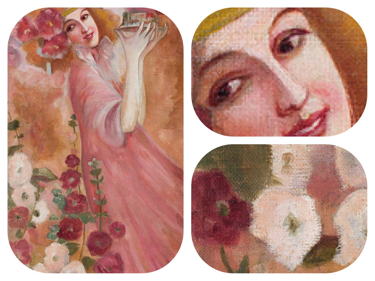 Nekaj cvetočega za mrzle zimske dni ... Vabimo vas, da si v prazničnih dneh ogledate razstavo Kolekcija Vugrinec.