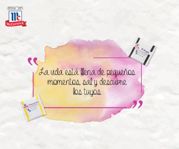 Infusiones McCormick tweet media