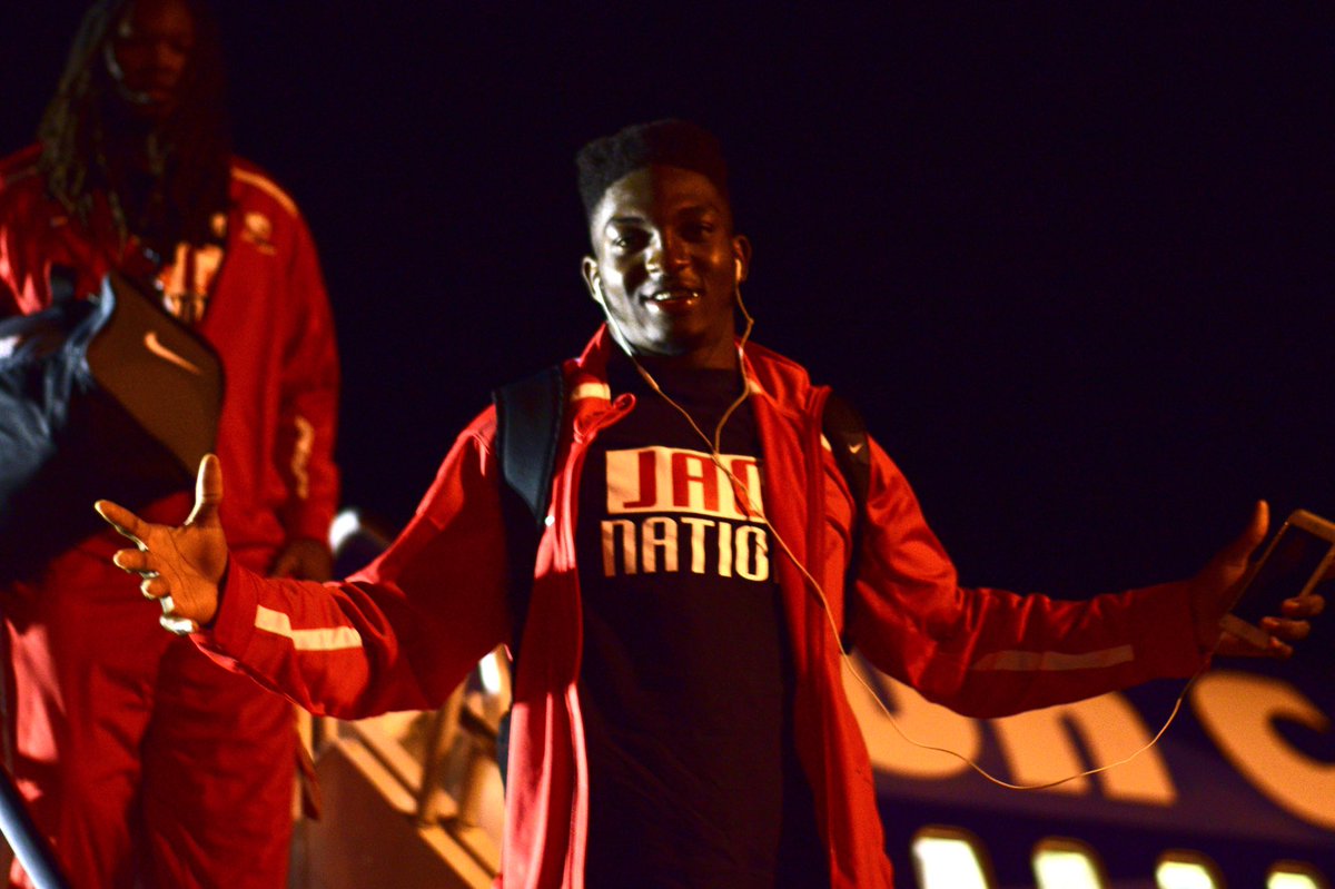 theARIZONABOWL's tweet image. .@JagsFootball has arrived and festivities for the #novaAZBOWL are officially underway!