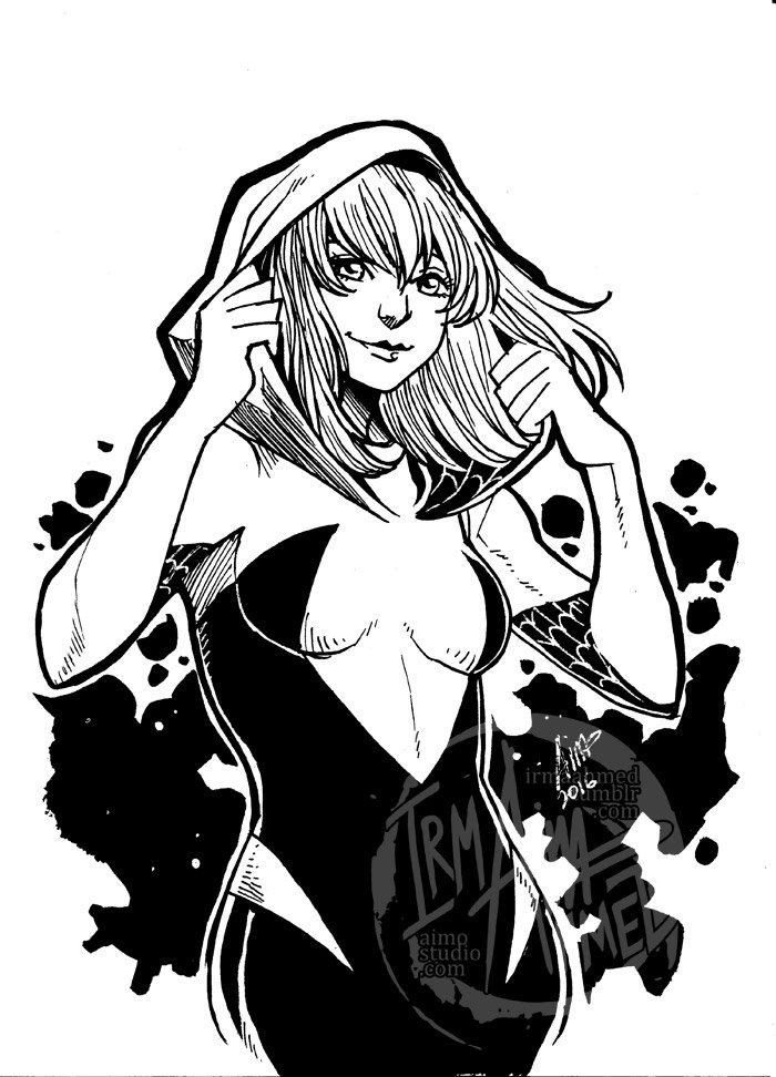 aimoahmed's tweet photo. #ComicFiesta2016 Commissions: Spider Gwen and Zatanna #art #copicmarkers #コピック https://t.co/RPGmBdDhSQ