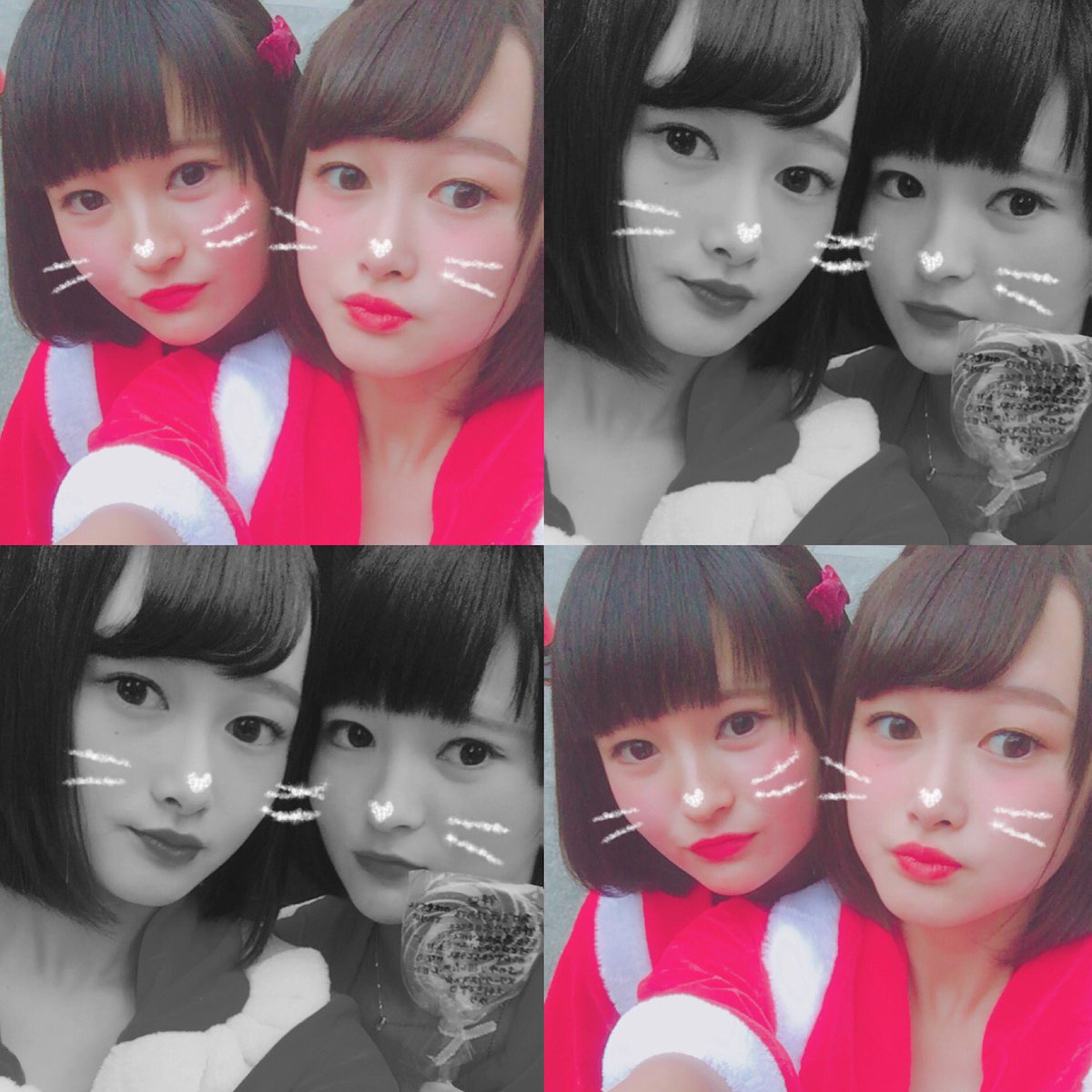 クリスマスライブお疲れ様でした💙💗 見に来てくれた人ほんとにありがとうございました😊💭✨ ゆりさのソロはどうでしたか👀✨ これからもゆりさをよろしくお願いします💗🤗💙