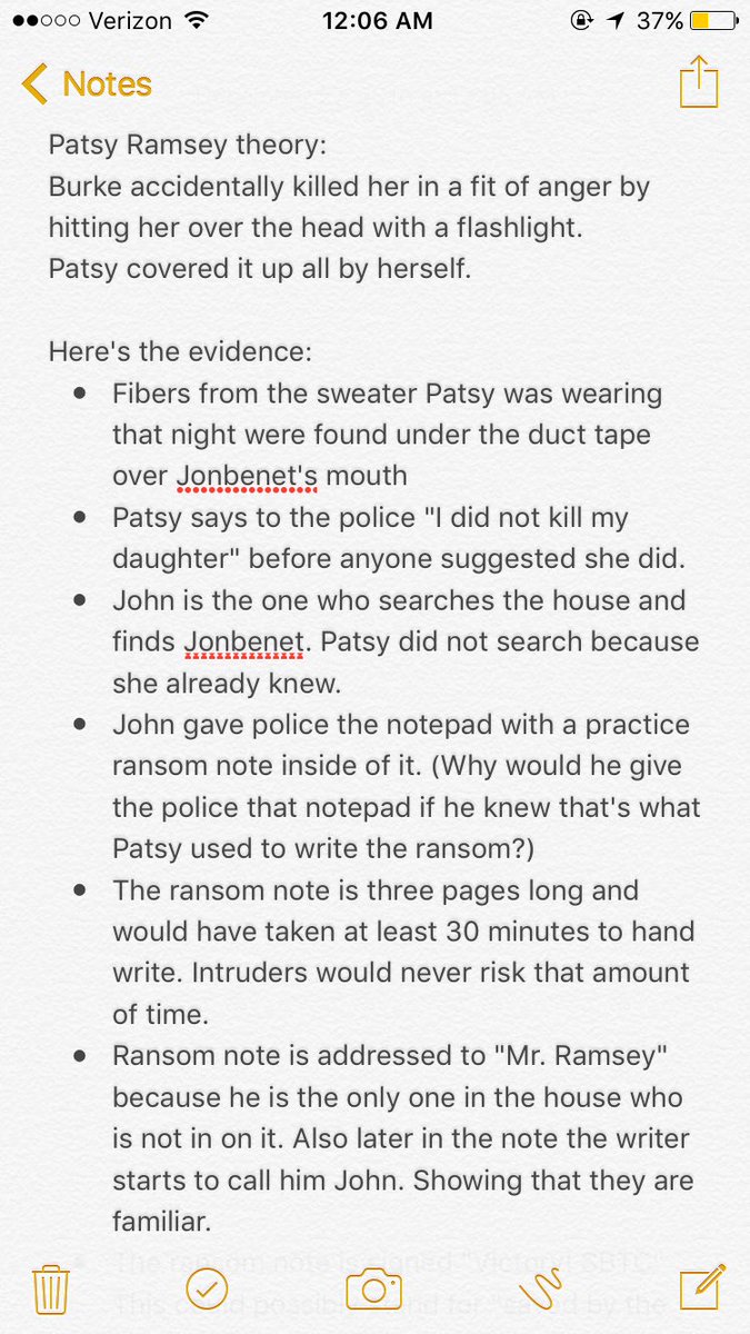 hannahc0ll's tweet image. Alright y&apos;all. After hours and hours of my own investigation over the past few months, here is my theory on who killed Jonbenet Ramsey: