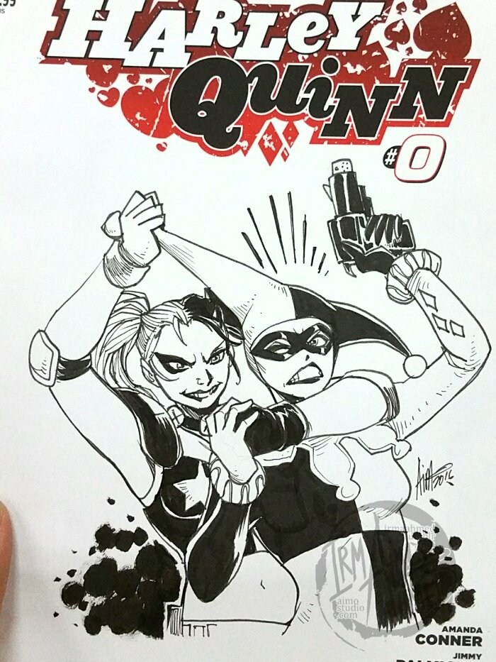 aimoahmed's tweet photo. #ComicFiesta2016 Commissions: On d 3rd day of Xmas, my true love gave 2 me, Spidey, Gwen & Two Catfighting Harleys #art #copicmarkers #コピック https://t.co/4KUDmeA5AV
