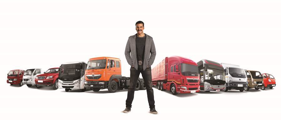 akshaykumar's tweet photo. Trust, reliability and forward-moving are synonymous with @TataMotors. Honoured to be associated with a brand most of us have grown up with. https://t.co/JTqKE0JOtb