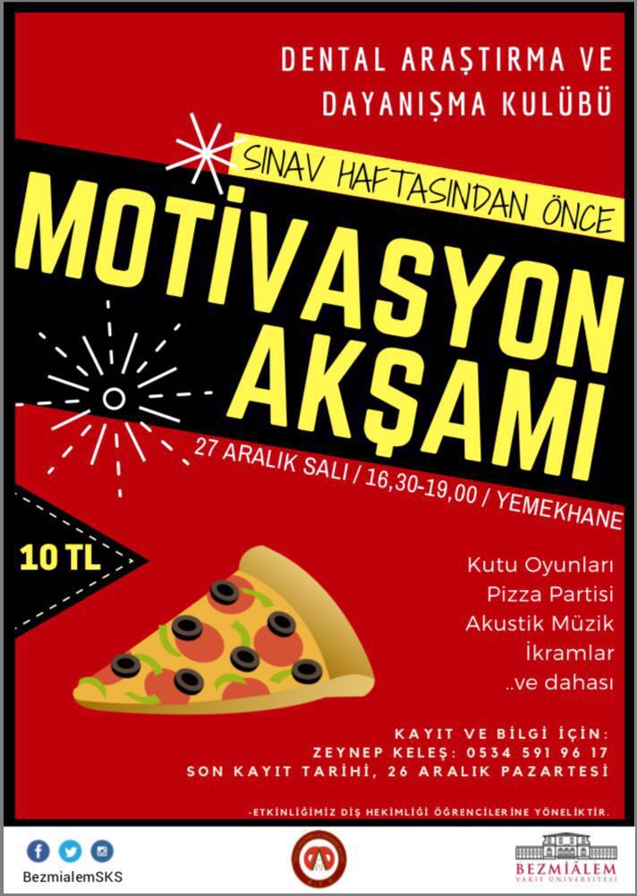 Etkinlik kayıtlarımız bugün 12 ye kadar uzatılmıştır hepinizi bekliyoruz 🎊🎉🎊🎉