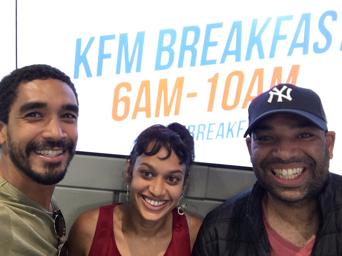 jaqalash's tweet photo. @KFMza #kfmbreakfast with @AmeeraPatel and @Rob_Vember #Robisthebest https://t.co/lqJOnVaDPx