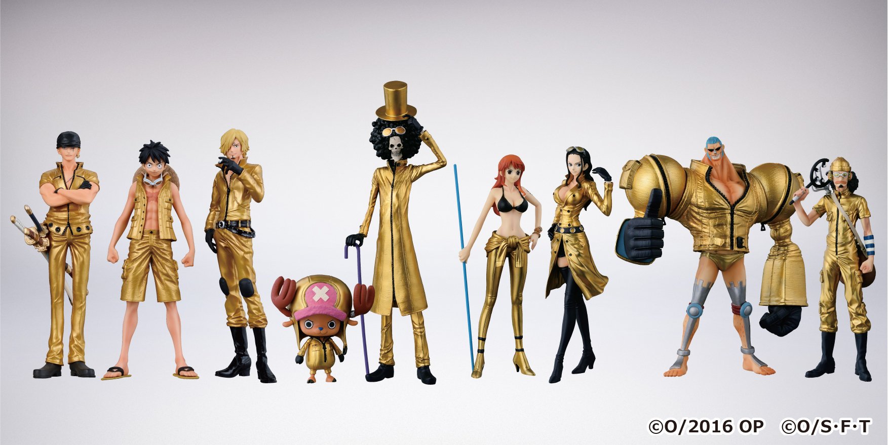 麦わらの一味　GOLD ワンピース　フィギュア ナムコプライズ担当 on X: 