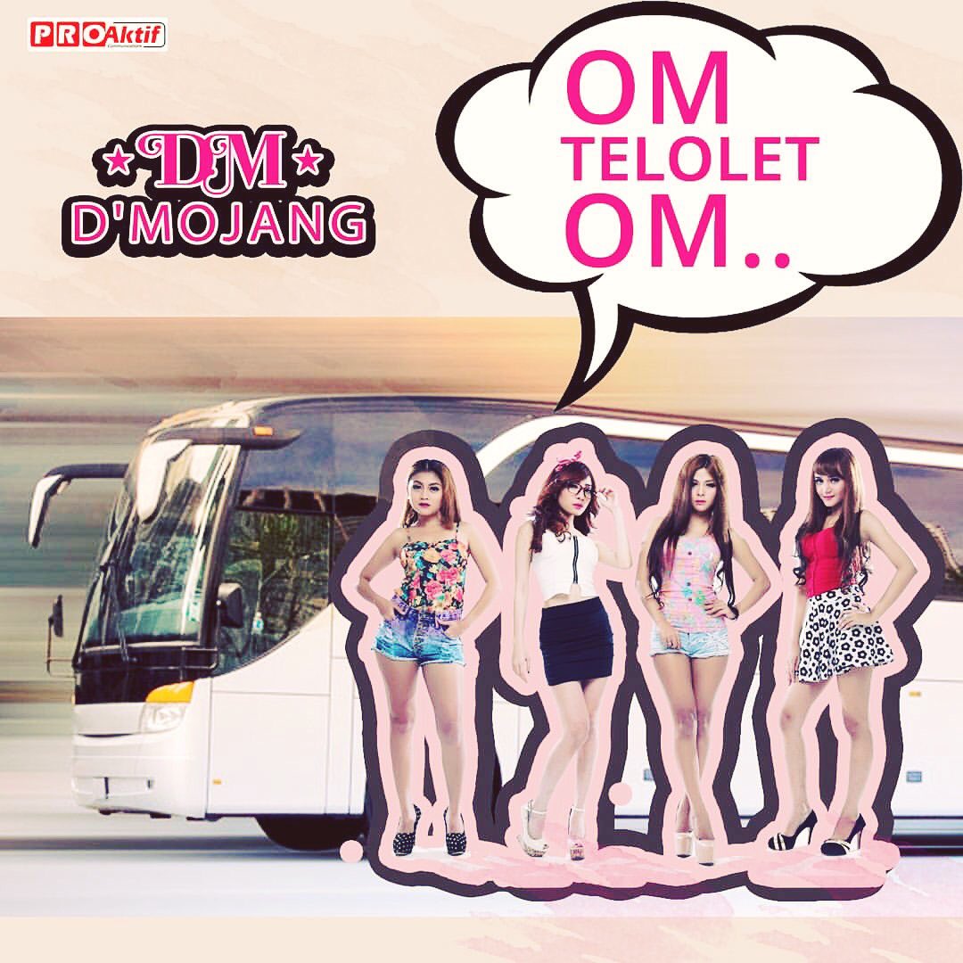 thiasethiaa's tweet photo. Om telolet om 🎺🚌Hai... Udh bs d dngrin nih singel terbarunya @dmojang_ yg judulnya lg ngehits 😝#omteloletom di radio" seluruh indonesia 😘 https://t.co/wg2mPFsONC