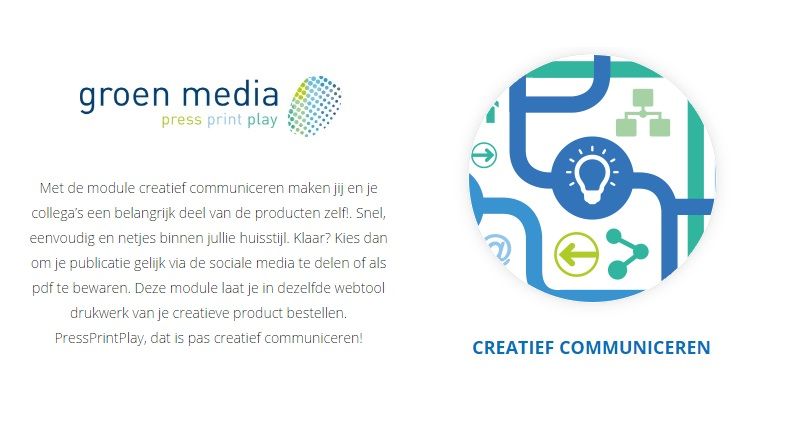 "Snel, eenvoudig en netjes binnen jouw huisstijl." #creatiefcommuniceren