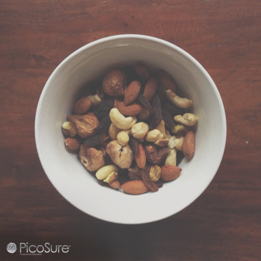 Hazelnuts + almonds support healthy skin. So does PicoSure! Learn about it here: picosure.com