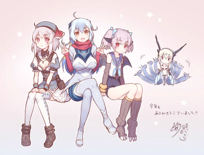 ニトロプラスお絵かき配信(肉肉)最終回のご視聴お疲れ様でした～!今年もありがとうございました～!! 
