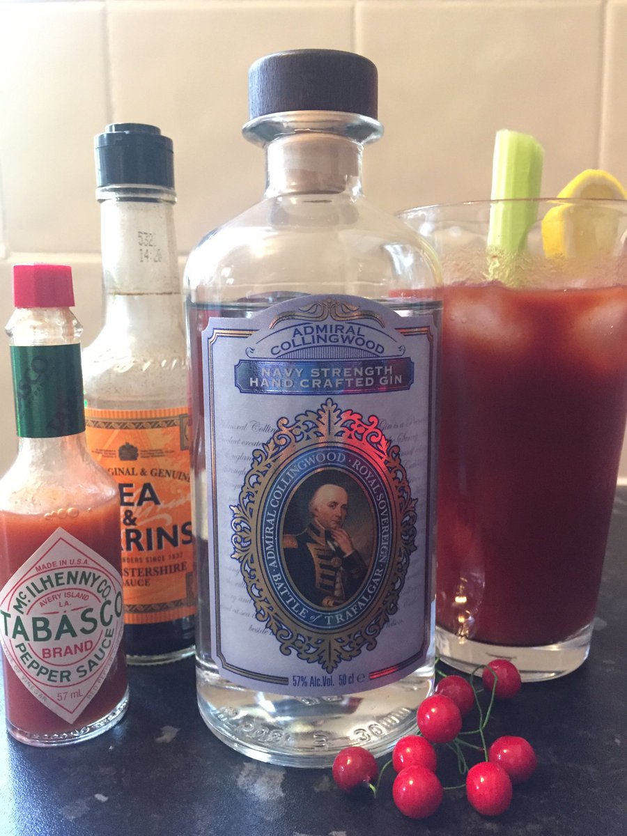 Loving post Xmas gin bloody Mary's using <a href="/silentpool/">友一</a> @admiralcollingwood navy strength gin #navystrength #ginbloodymary #xmasgin #tabasco